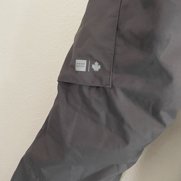 Powder Room grey flare snow pants low rise - Picture 10 of 10